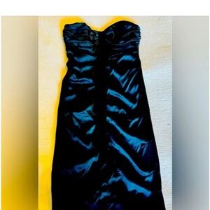 Vintage Nicole Miller Boutique Collection Strapless LBD